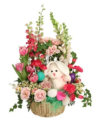 Bunny Blooms Basket Arrangement Bunny Blooms Basket Arrangement