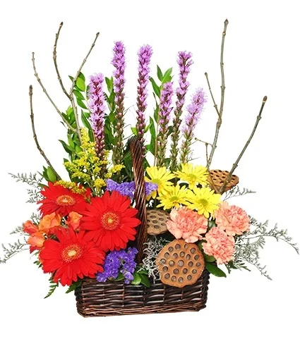Out Of The Woods Flower Basket Out Of The Woods Flower Basket