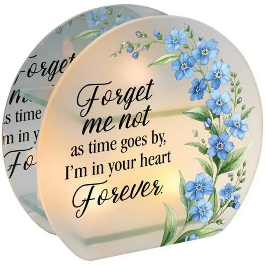 8"x8" Forget Me Not Tea lite candle holder 8"x8" Forget Me Not Tea lite candle holder