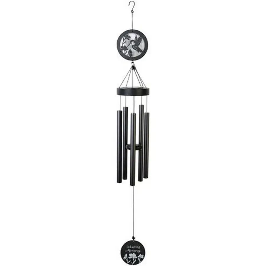 In Loving Memory-Hummingbird Solar Wind Chime