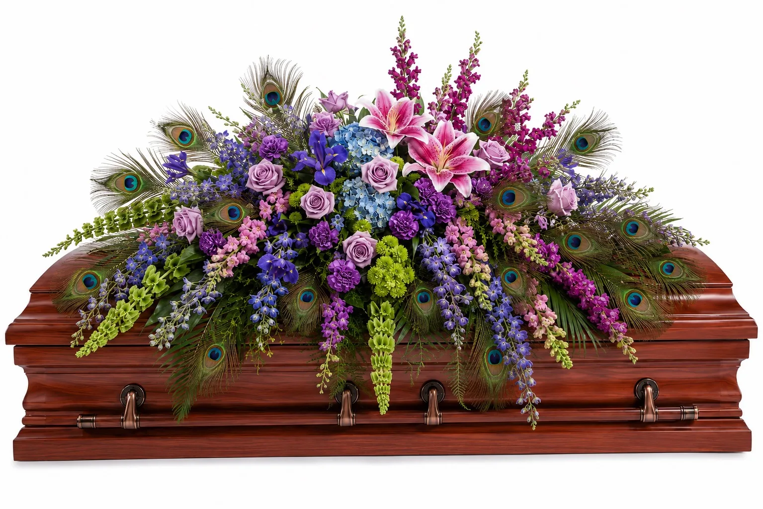Plumes of Grace Casket Spray Plumes of Grace Casket Spray