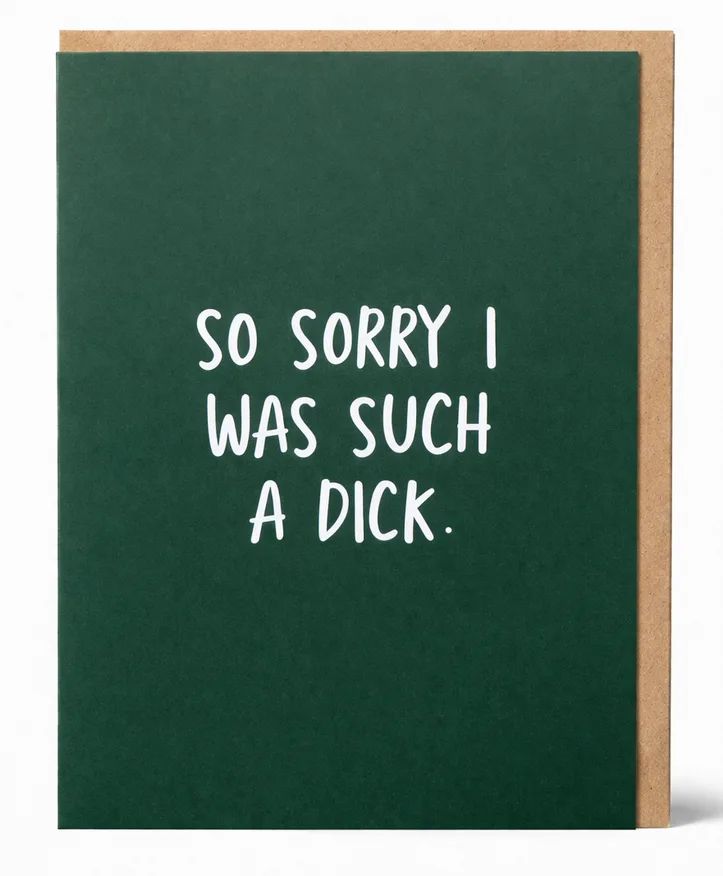 So Sorry Greeting Card