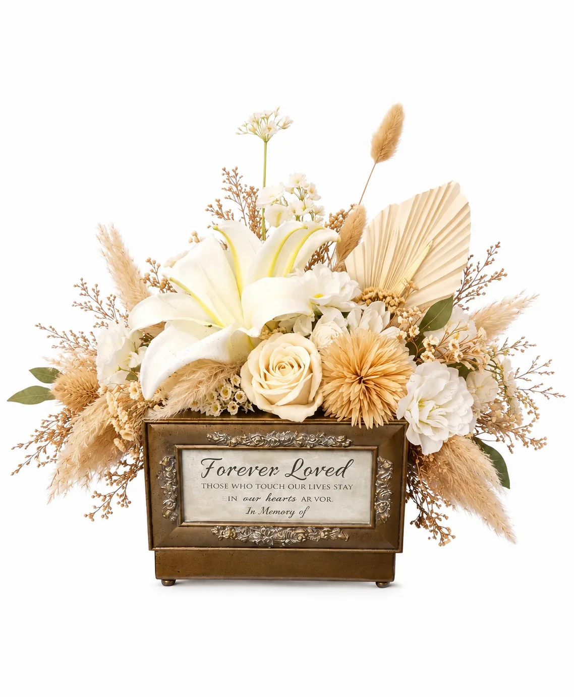 Forever Loved Keepsake Tribute Dried and Silk Florals Forever Loved Keepsake Tribute Dried and Silk Florals
