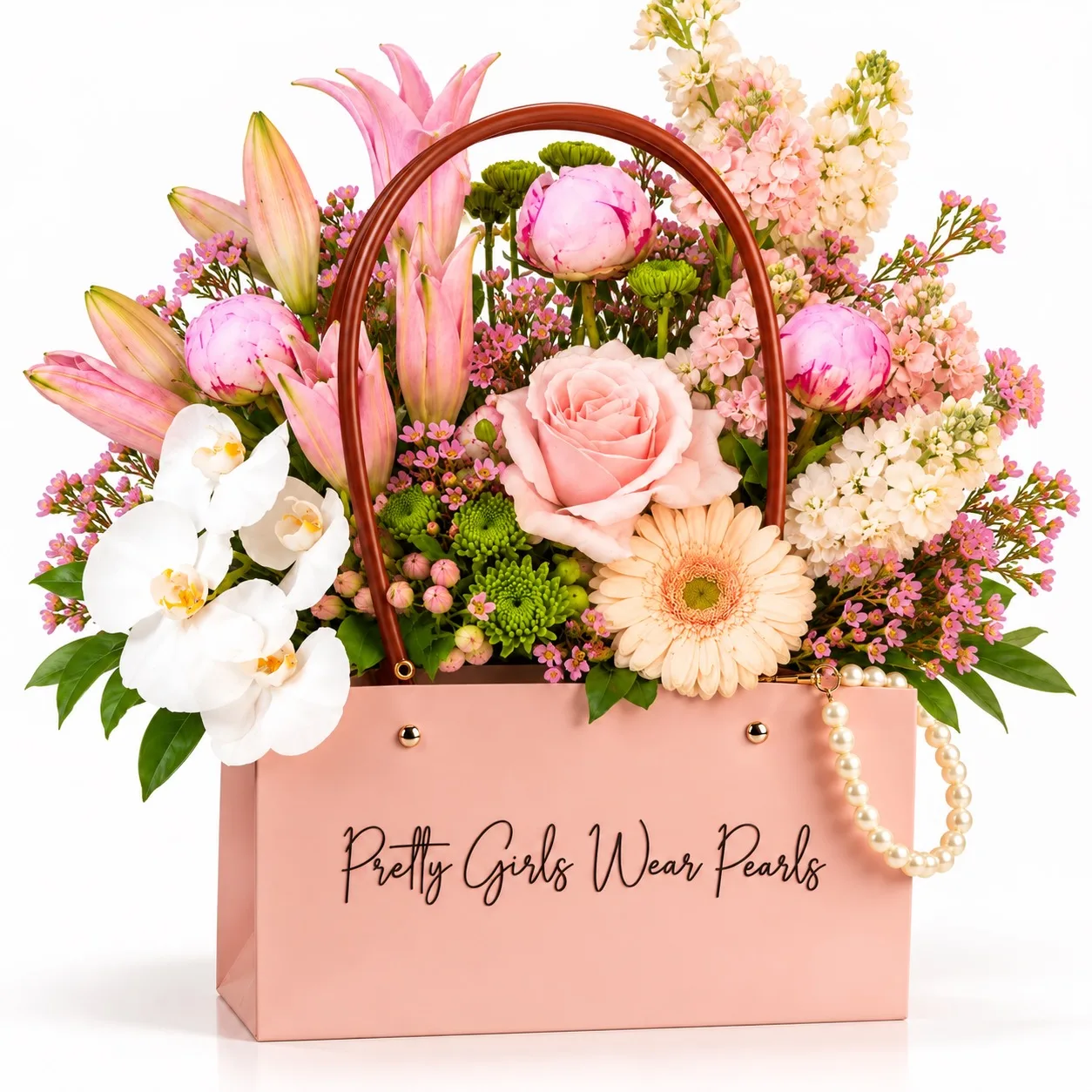 Pink Legacy Blooming Bag -Alpha Kappa Alpha Pink Legacy Blooming Bag -Alpha Kappa Alpha