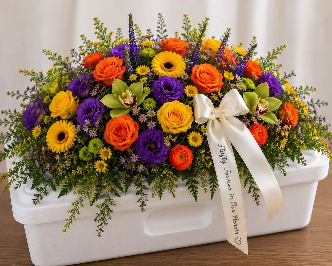 Forever Family Casket Cover
