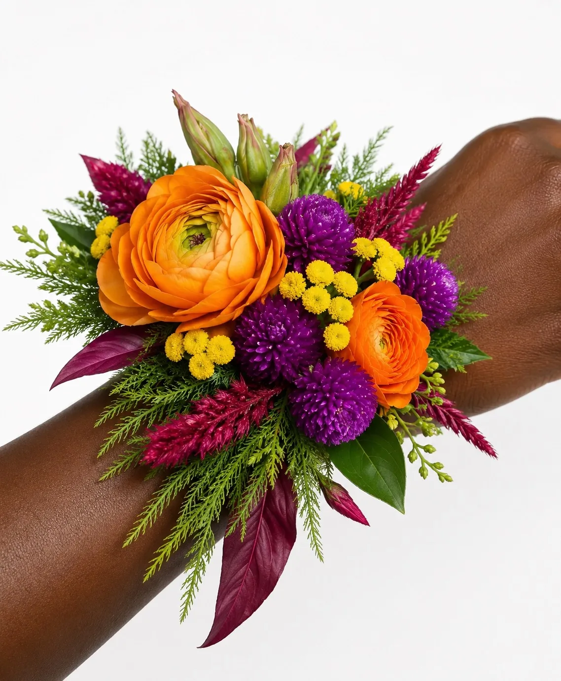 Mixed Floral Colorful Corsage Mixed Floral Colorful Corsage