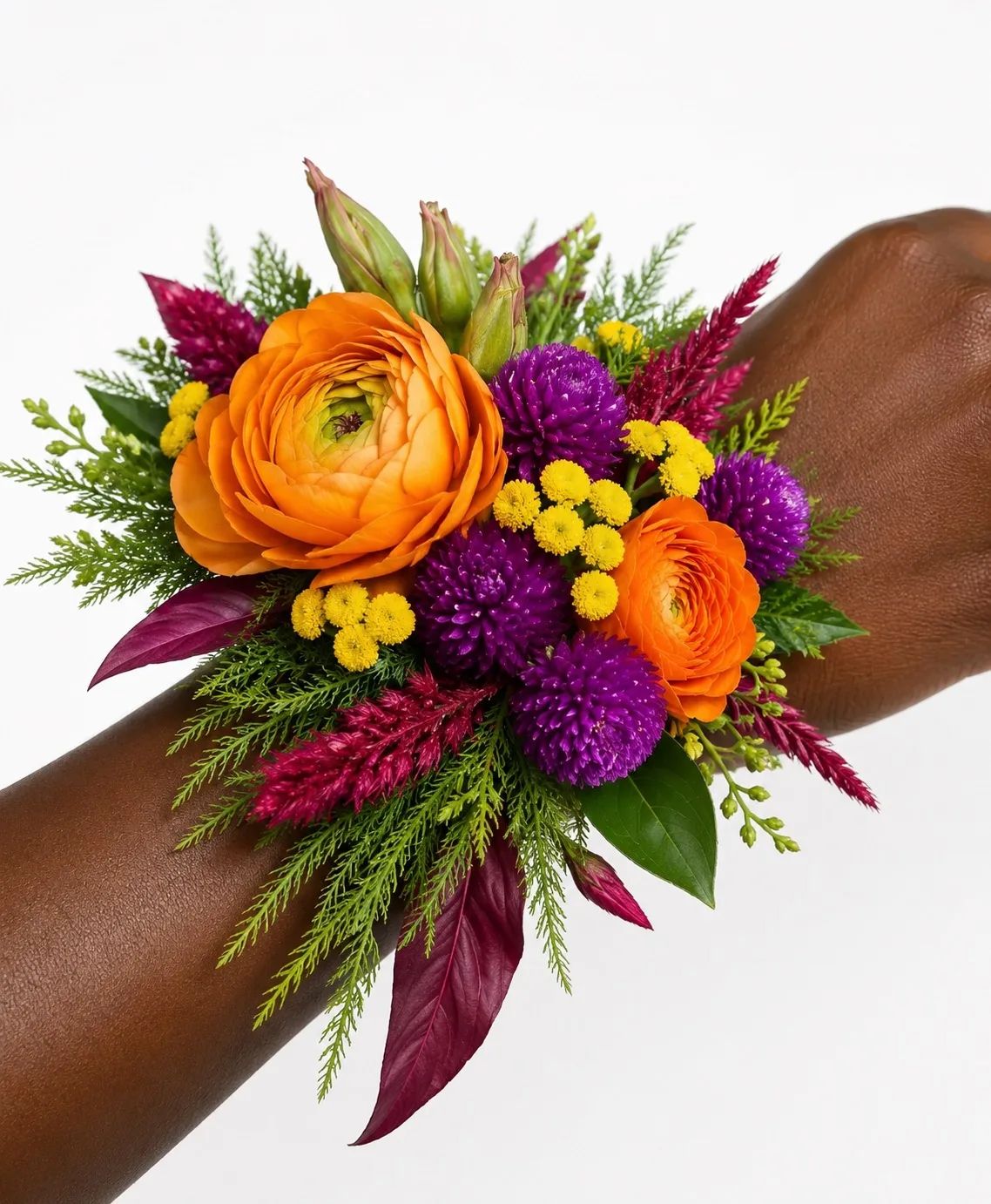 Mixed Floral Colorful Corsage