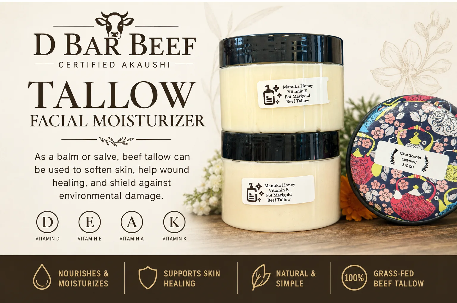 Beef Tallow D Bar Beef Tallow Beef Tallow D Bar Beef Tallow