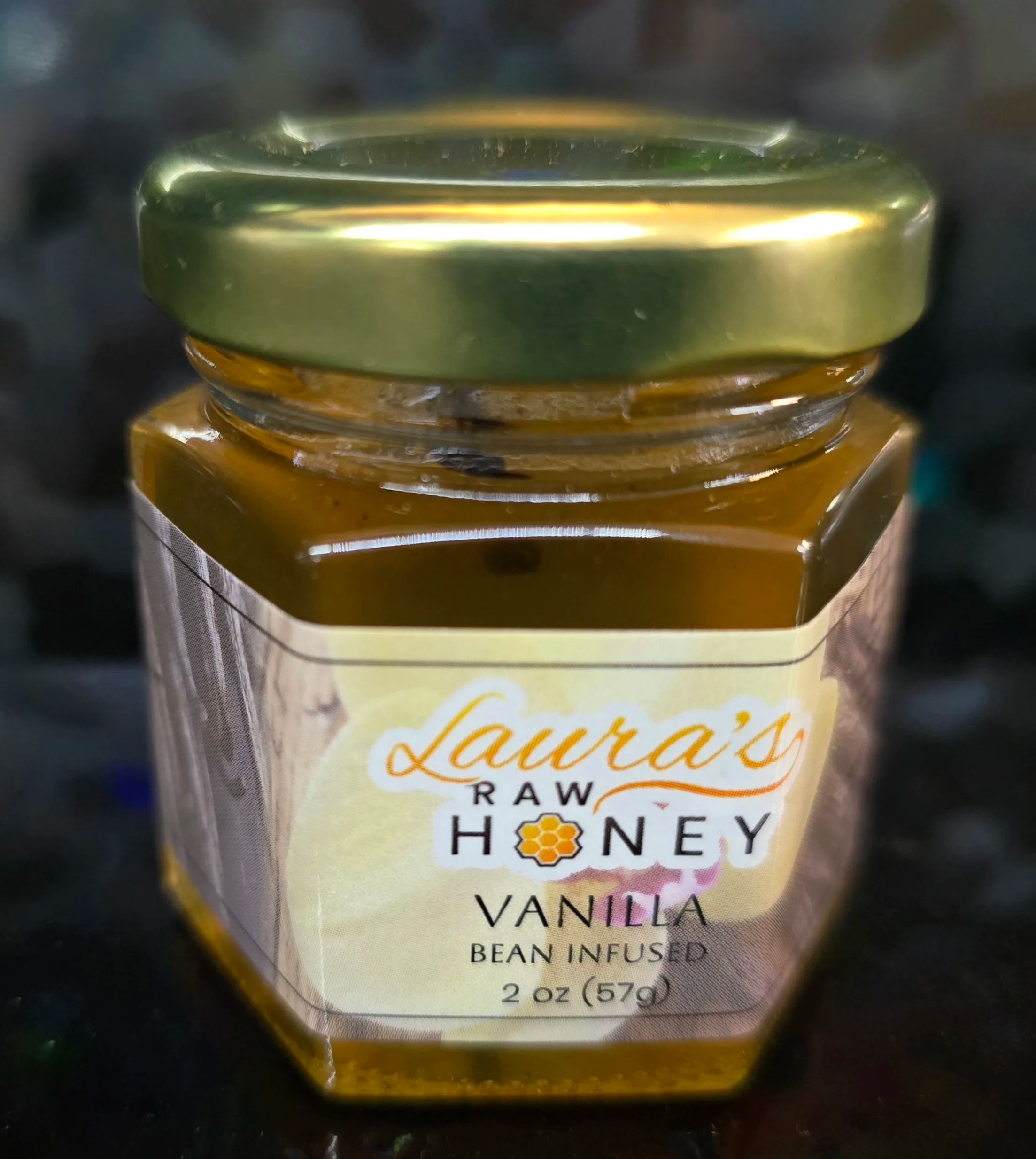 Laura's Raw Honey - Vanilla Bean Infused