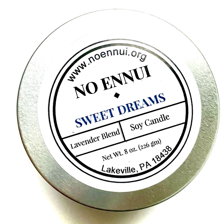 No Ennui - "Sweet Dreams" - 4oz Candle No Ennui - "Sweet Dreams" - 4oz Candle