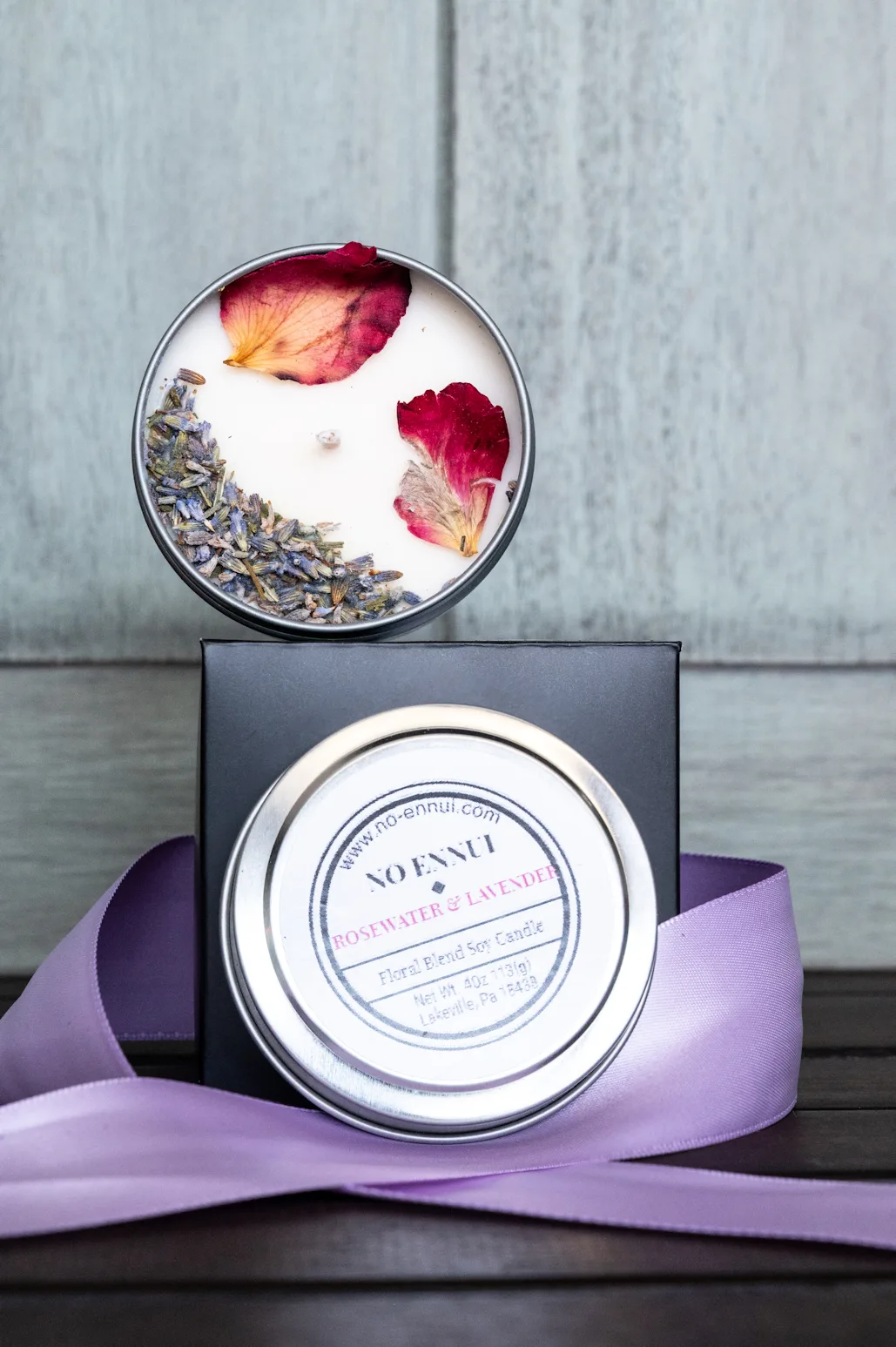 No Ennui Candle - Rosewater & Lavender No Ennui Candle - Rosewater & Lavender