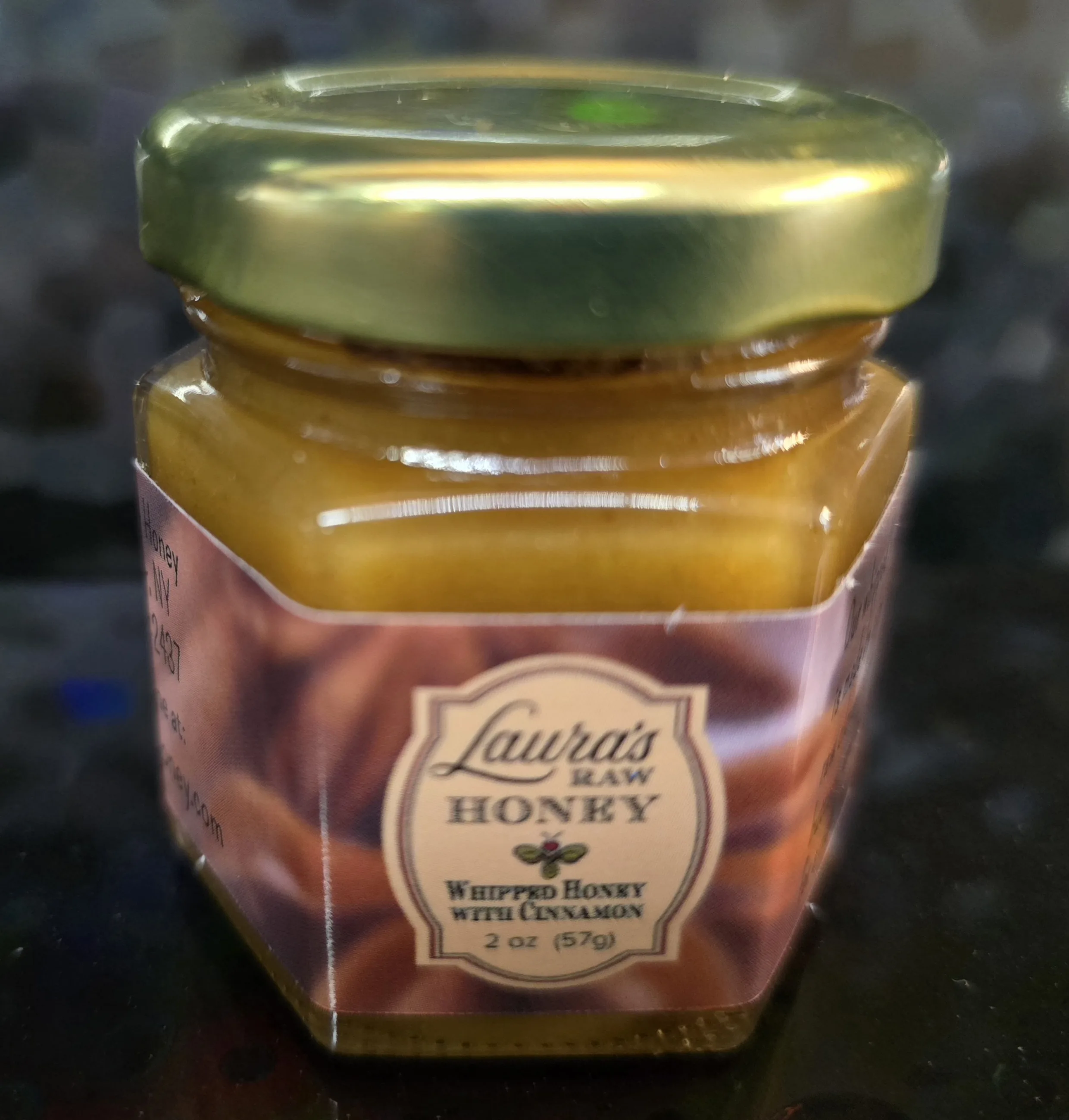 Laura's Raw Honey - Whipped Cinnamon Laura's Raw Honey - Whipped Cinnamon