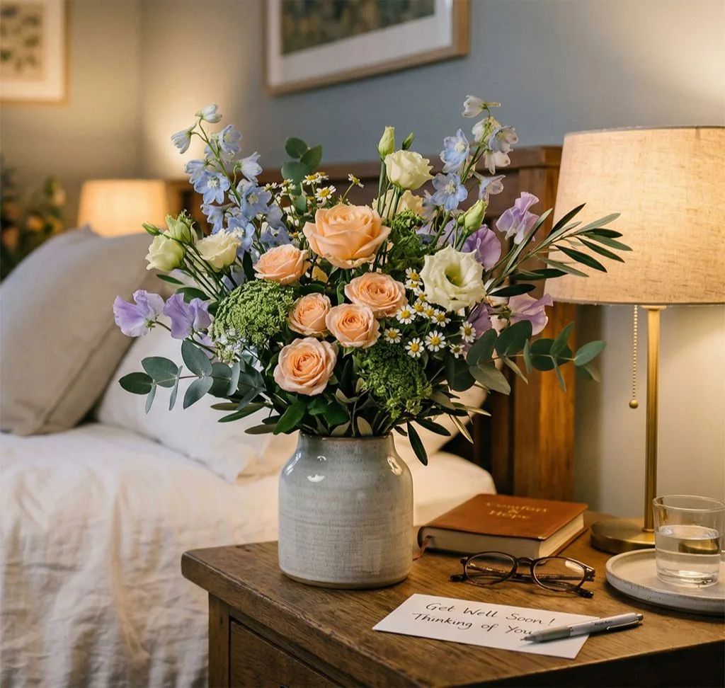 Get Well Soon Designer’s Choice Flower Arrangement