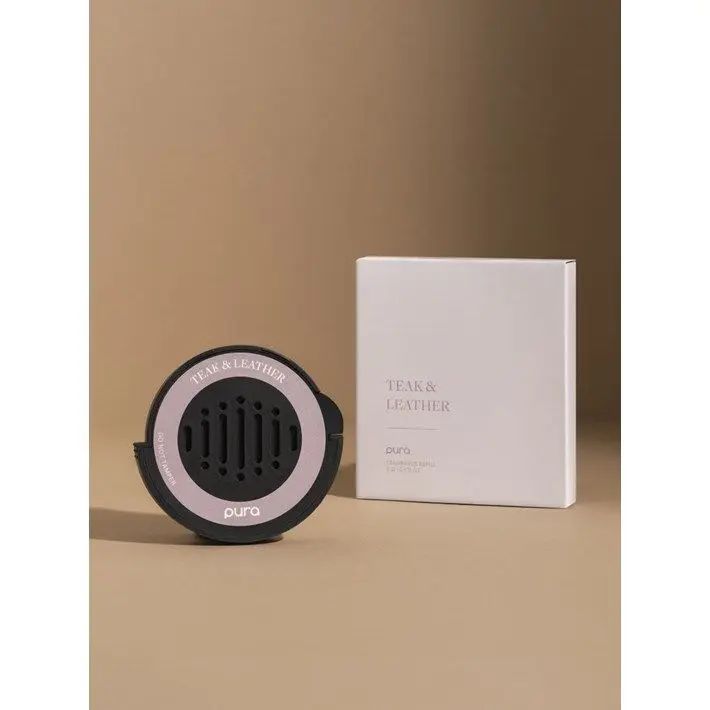 Pura Teak & Leather Car Diffuser Refill