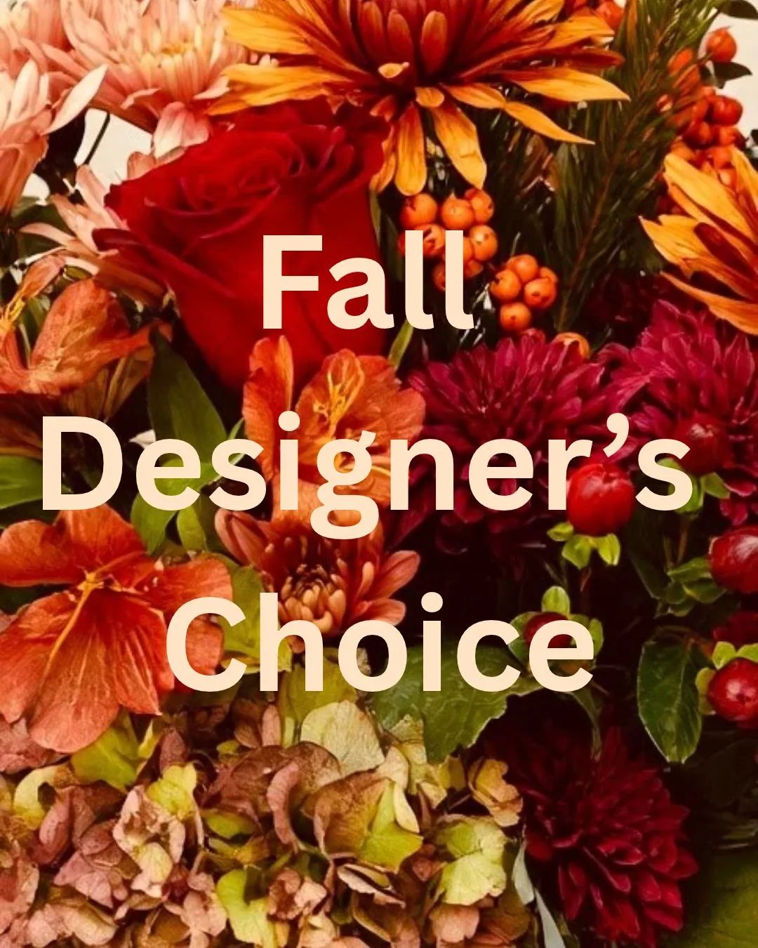 Fall Designer's Choice Flower Arrangement
