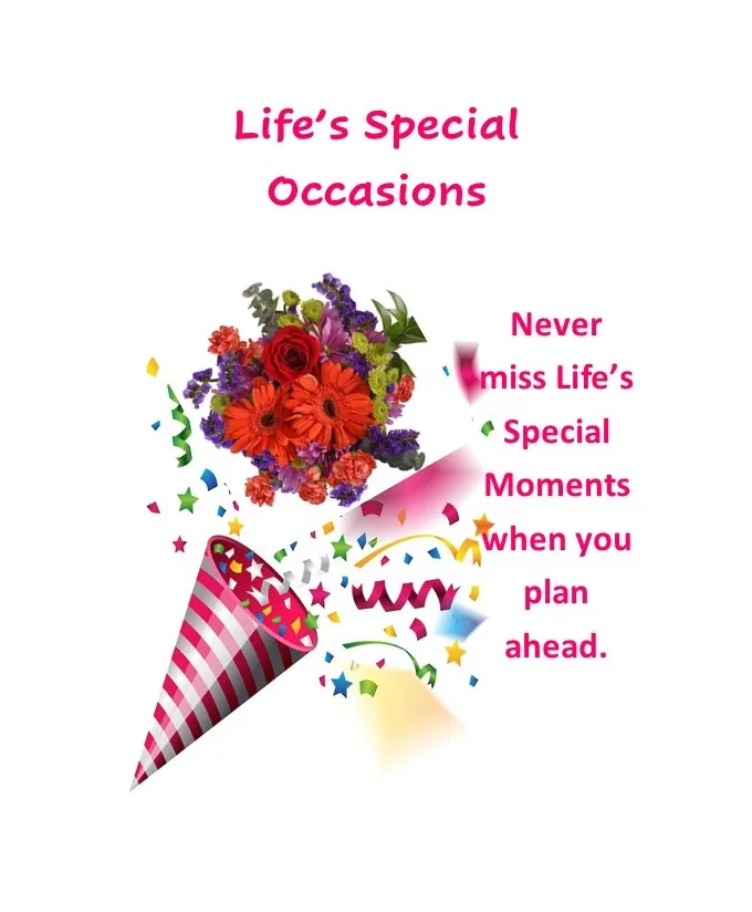 Life's Special Occasions Fresh Flower Arrangement Life's Special Occasions Fresh Flower Arrangement