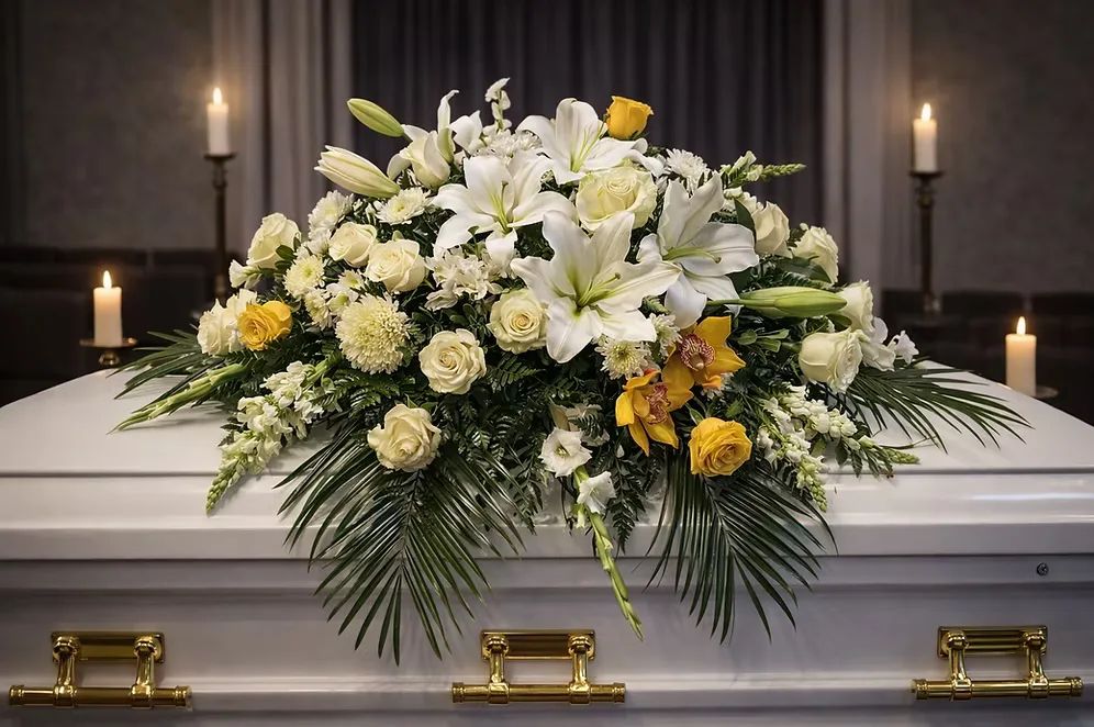 Luminous Legacy Casket Spray