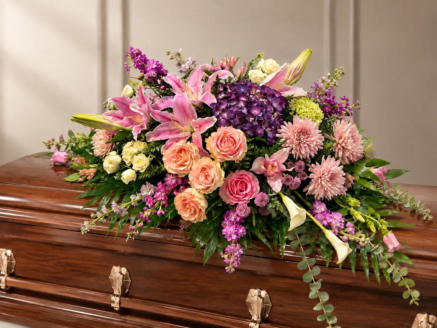 Blossoms of Remembrance Casket Spray Blossoms of Remembrance Casket Spray