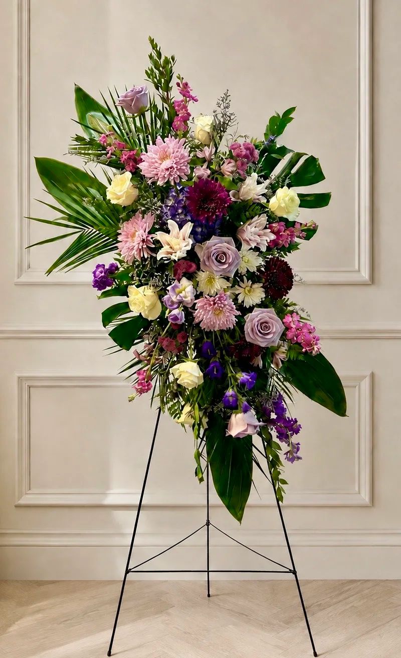 Lavender Remembrance Standing Spray