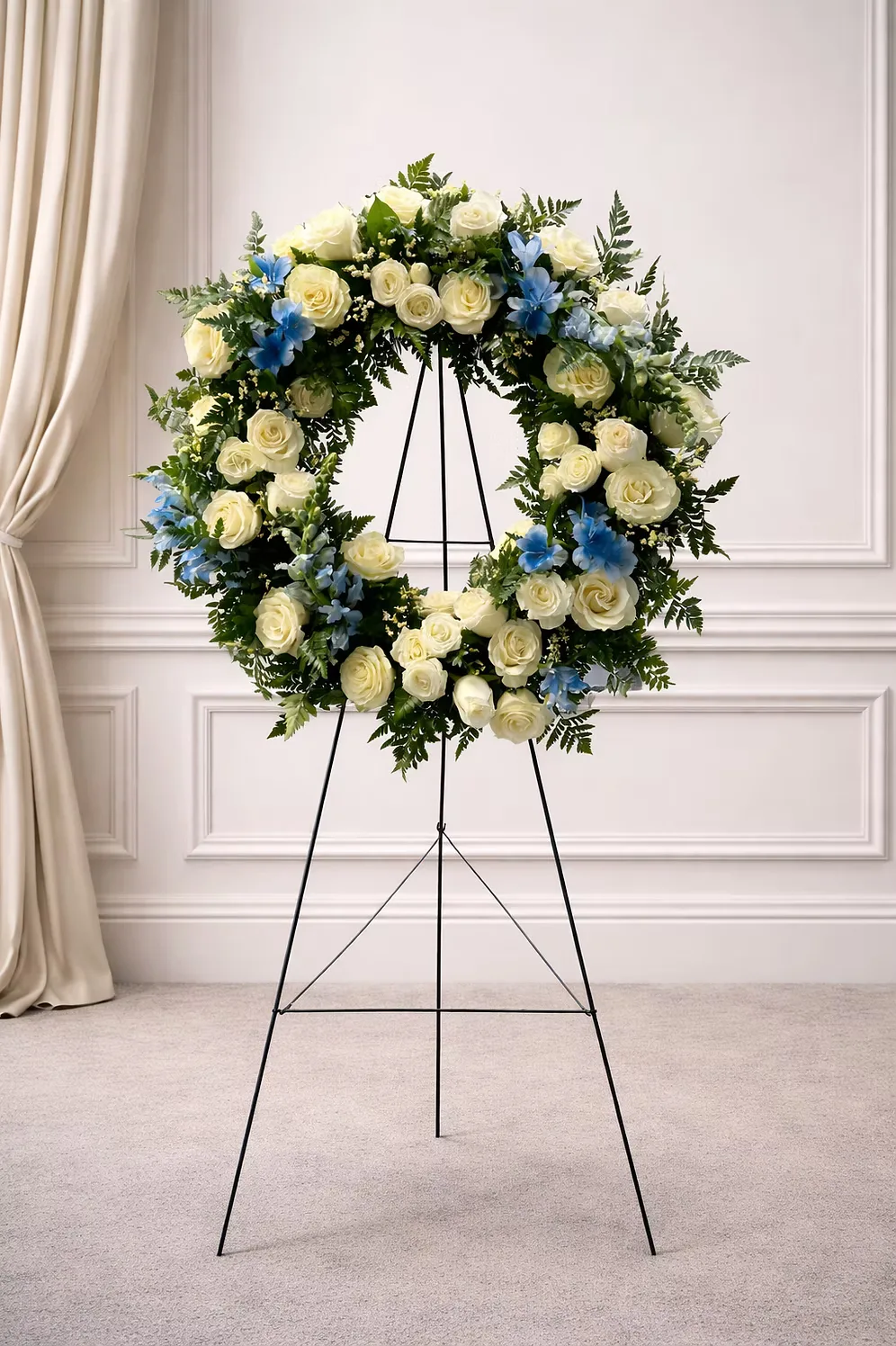 Blue Reflections Wreath Blue Reflections Wreath