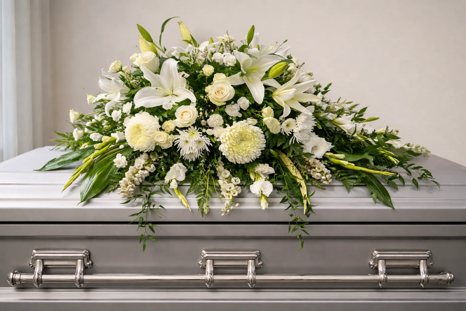 Timeless Peace Casket Spray Timeless Peace Casket Spray