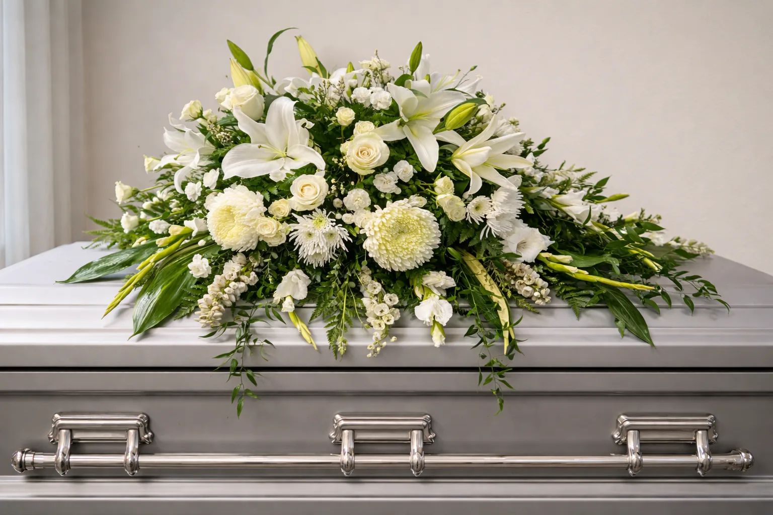 Timeless Peace Casket Spray