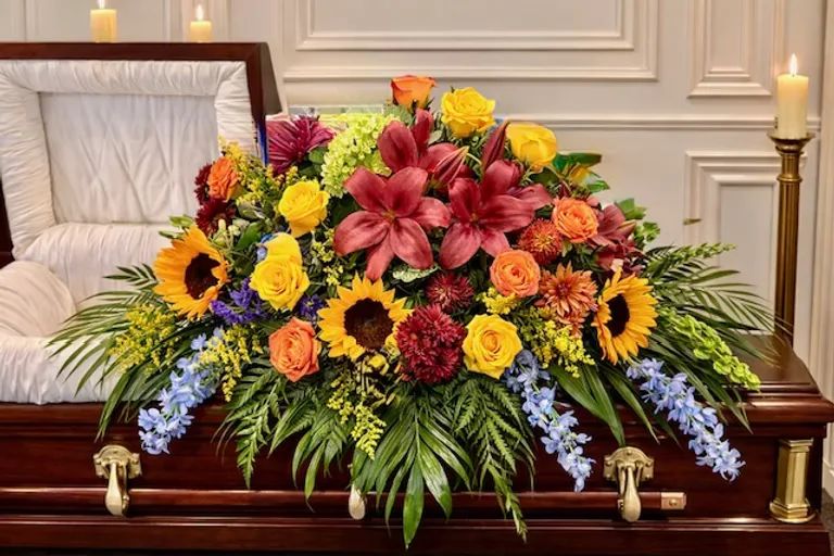 Radiant Remembrance Casket Spray