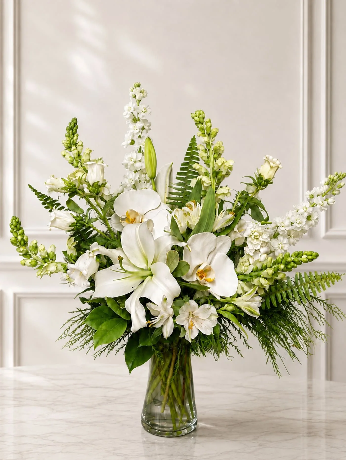 White Reverie Floral Arrangement White Reverie Floral Arrangement