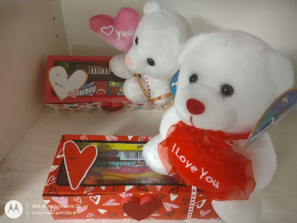 candy box with bear candy box with bear