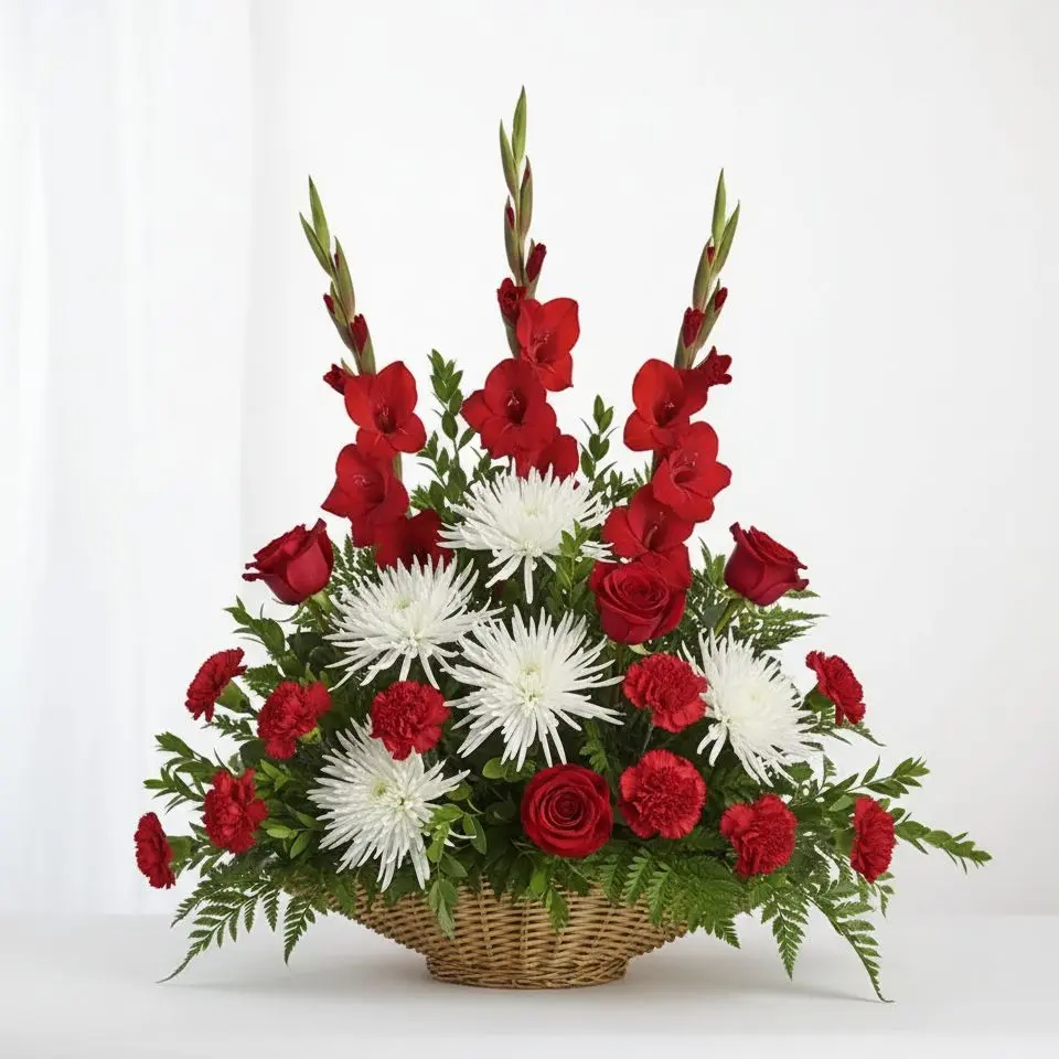 Crimson Comfort Basket Crimson Comfort Basket