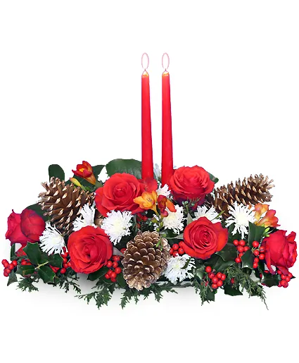 YULETIDE GLOW Centerpiece YULETIDE GLOW Centerpiece