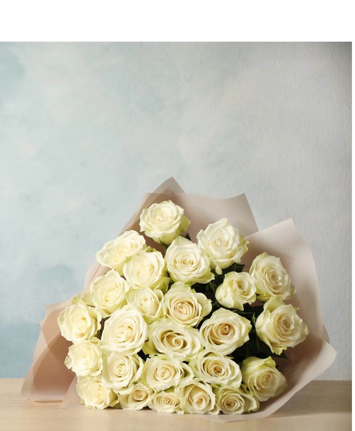 Ivory Luxe- 24 Roses Bouquet