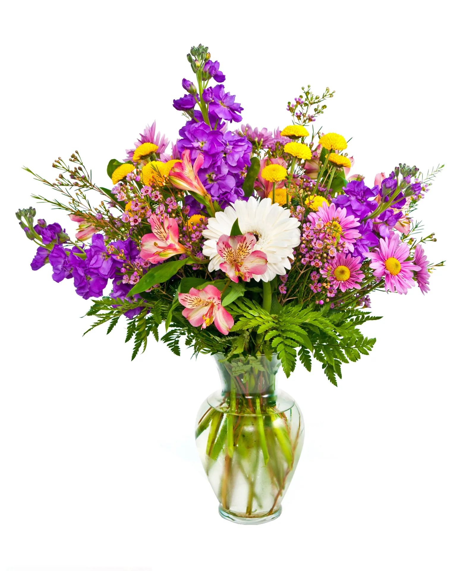 Seasonal arrangement Vase