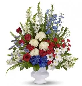 Patriotic Funeral Urn