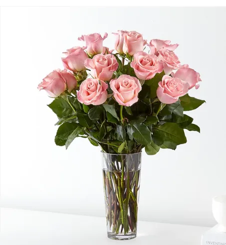 18 Long Stem Pink Rose Bouquet 18 Long Stem Pink Rose Bouquet