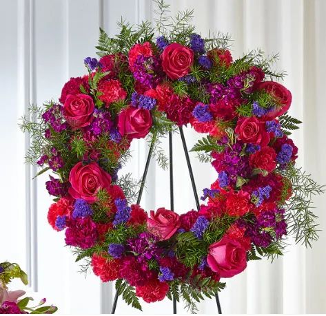Calming Colors Wreath