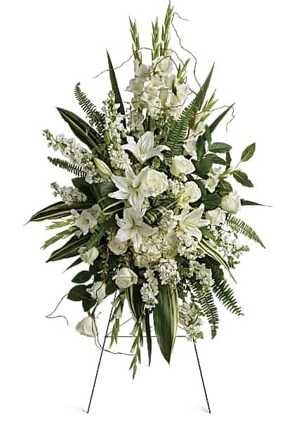Heartfelt Sympathy Standing Spray