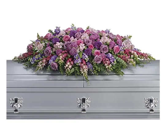 Lavendar Tribute Casket Spray Lavendar Tribute Casket Spray