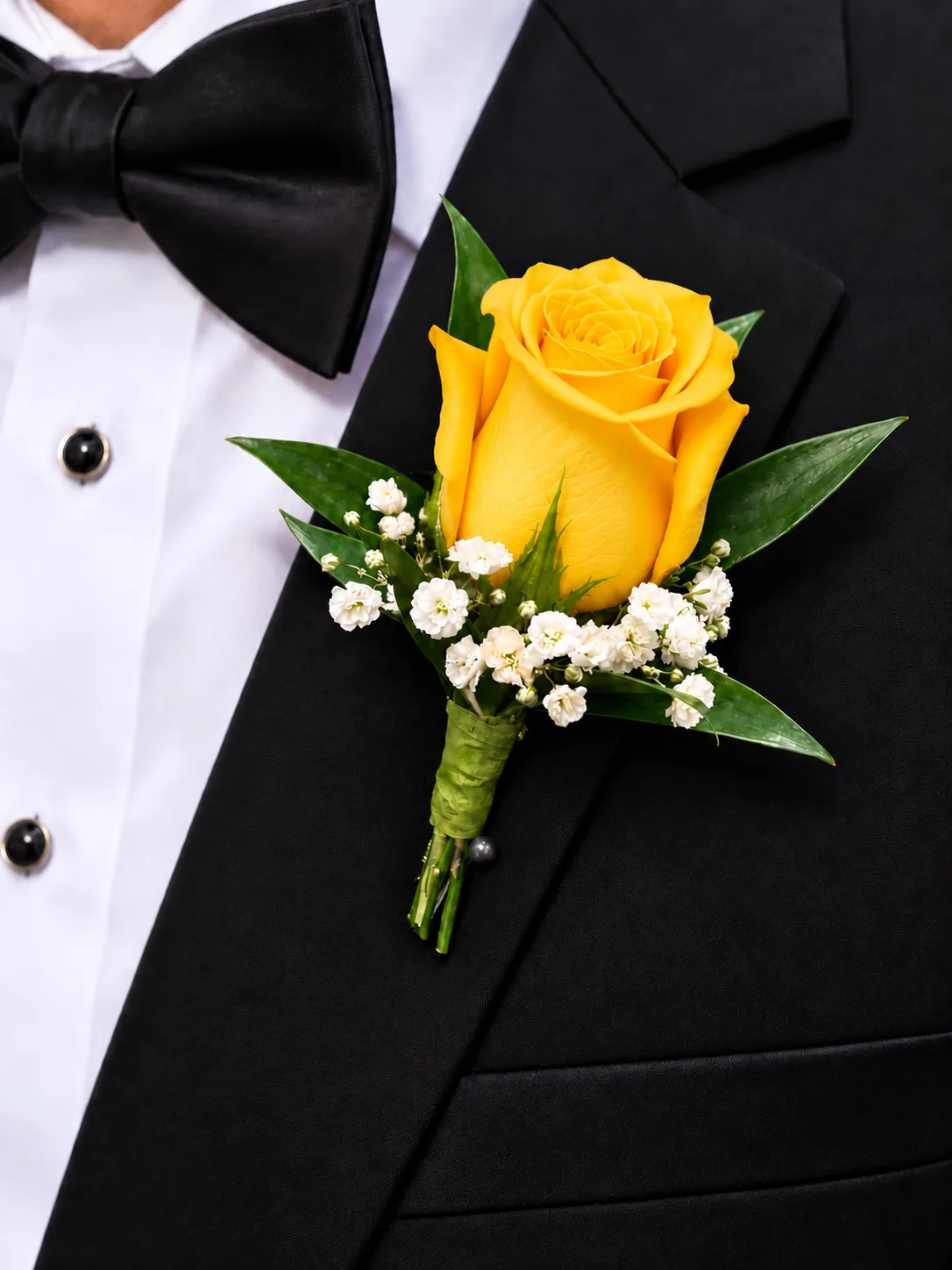 Yellow Rose boutonniere Yellow Rose boutonniere