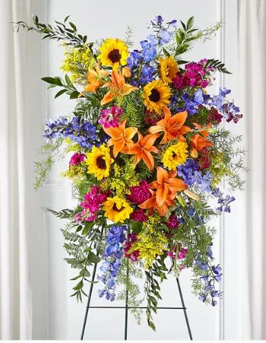 Sunlit Memories Standing Spray