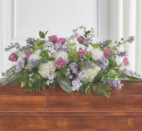 Meadows of Serenity Casket Spray Meadows of Serenity Casket Spray
