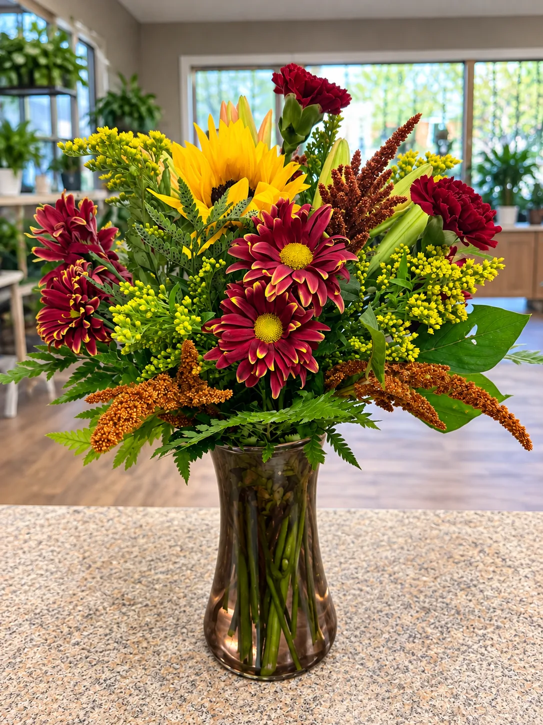 Fall Designer's Choice Flower Arrangement Fall Designer's Choice Flower Arrangement