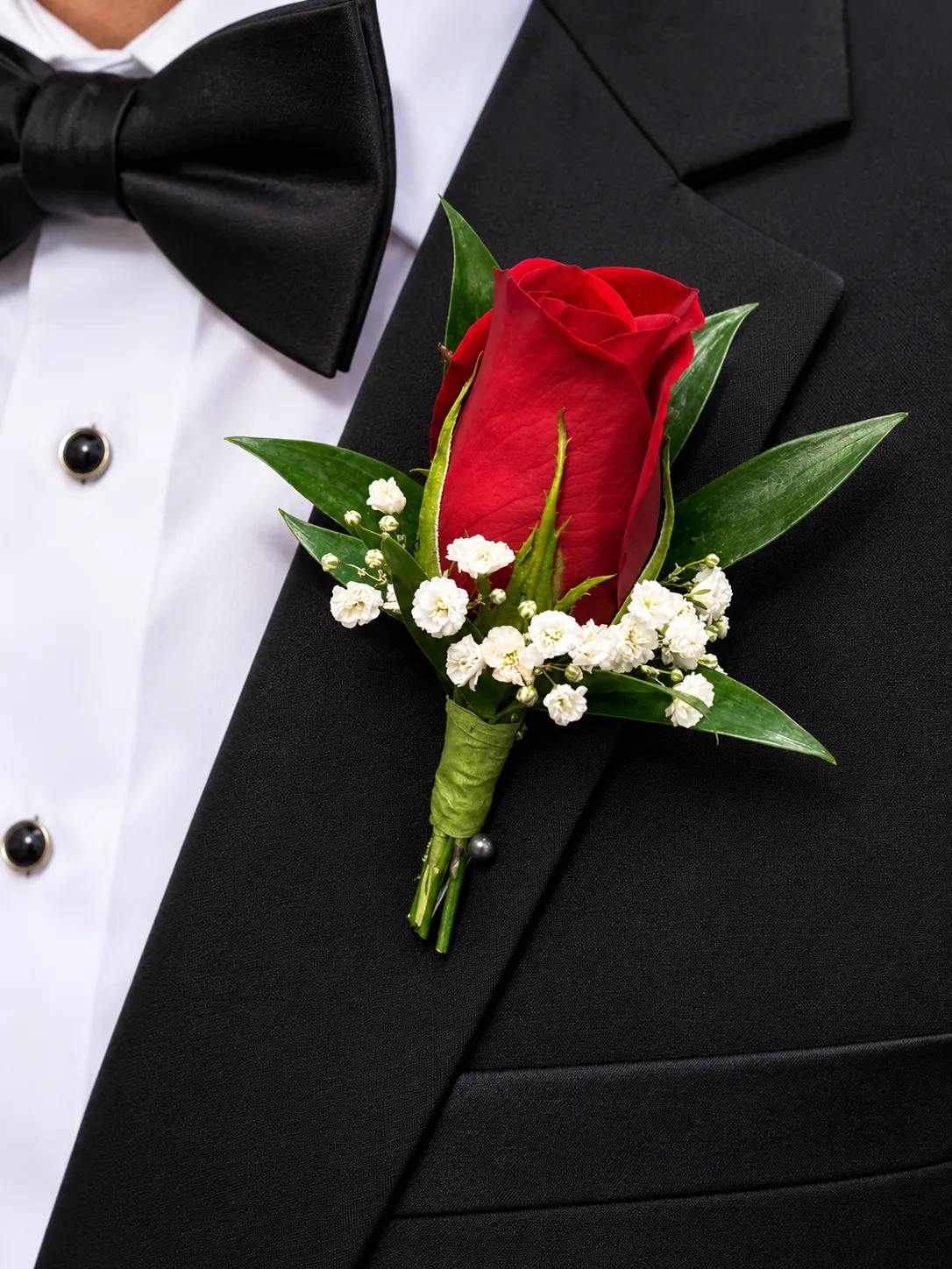 Red Boutonniere Red Boutonniere
