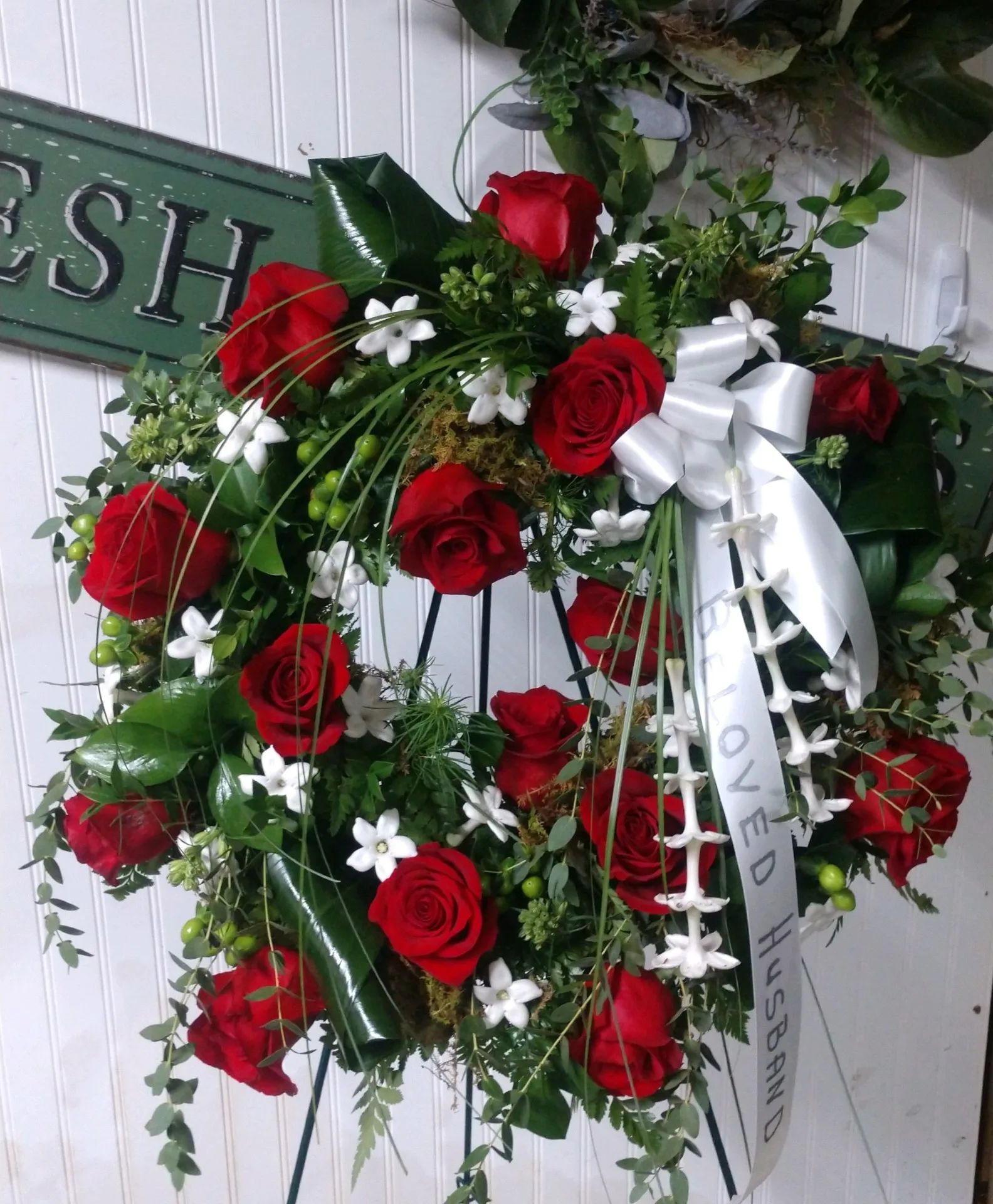 Rose Stephanotis Wreath