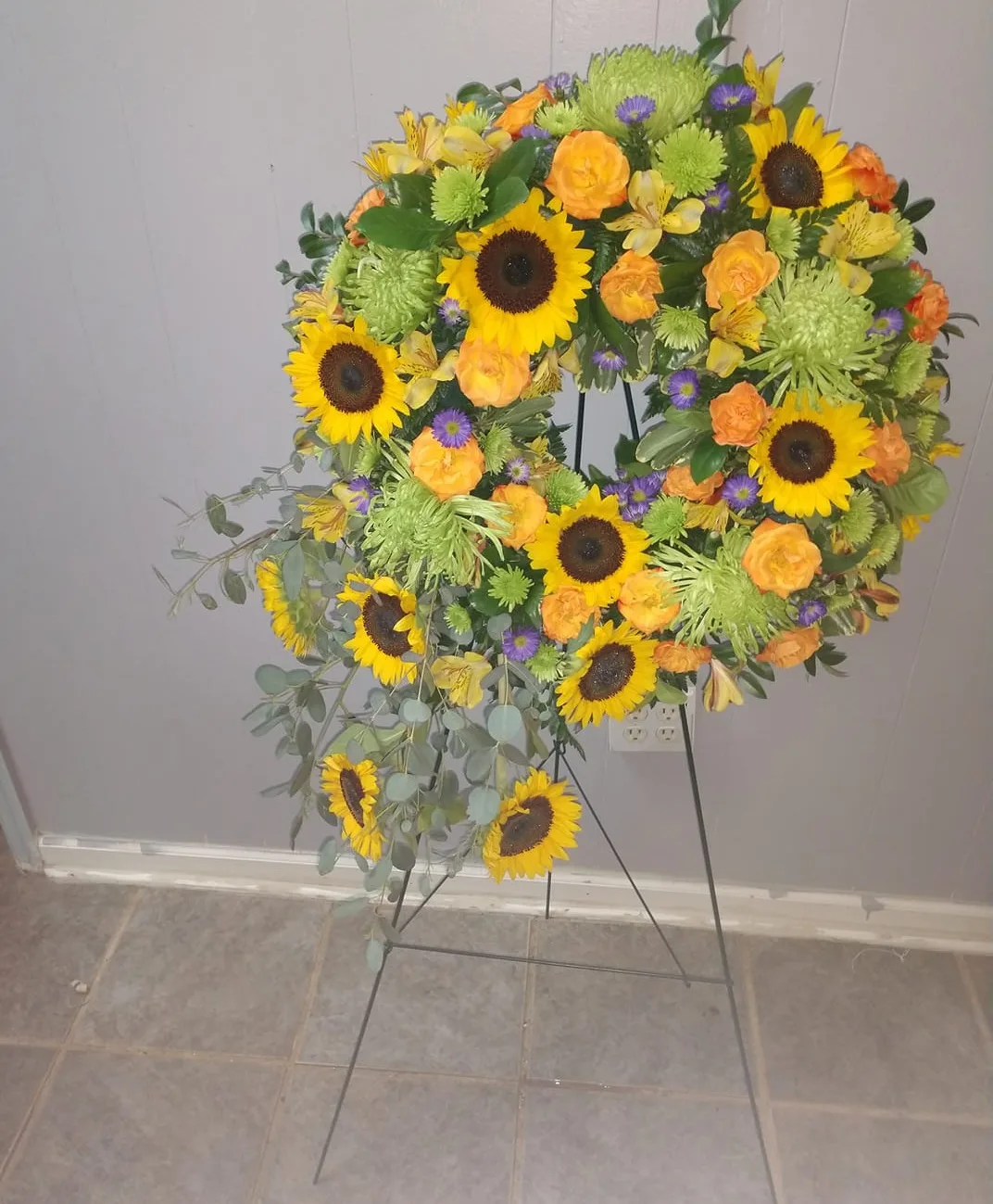 Sunflower Wreath - Custom Design Sunflower Wreath - Custom Design