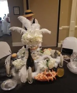 All White Party Centerpiece - Event All White Party Centerpiece - Event