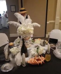 All White Party Centerpiece - Event