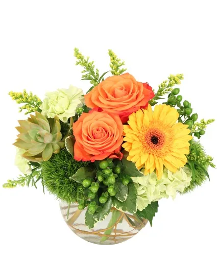 Evening Ember Flower Arrangement Evening Ember Flower Arrangement