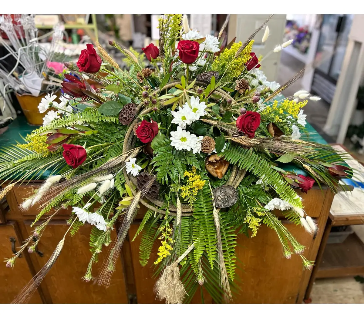Rose Casket Spray Rose Casket Spray