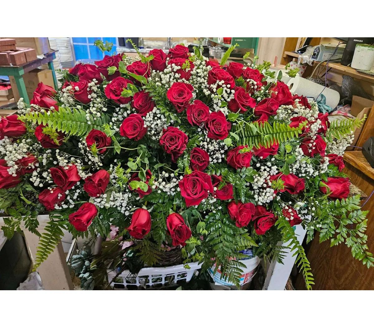 Rose Casket Spray